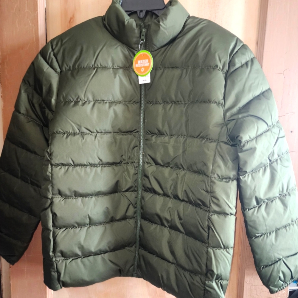 Green Puffer Jacket